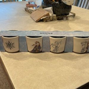 Rae  dunn x Disney frozen set of four ramekins brand new